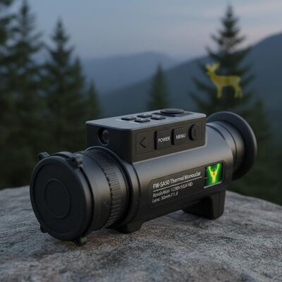FW-SA50 Thermal Monocular with 2600m Detection Distance, 1280×1024 HD Thermal Imaging Resolution, and 50mm F1.0 Lens for Outdoor Use