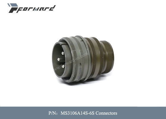 13A 6 موقعیت قطعات هوانوردی اتصالات MS3106A14S-6S رتبه فعلی 13A