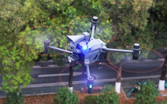 Conveniently Equipped Original Speaker Searchlight Drone Accessories for Easy Handling