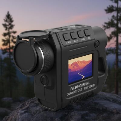 FW-SA50 Thermal Monocular with 2600m Detection Distance, 1280×1024 HD Thermal Imaging Resolution, and 50mm F1.0 Lens for Outdoor Use