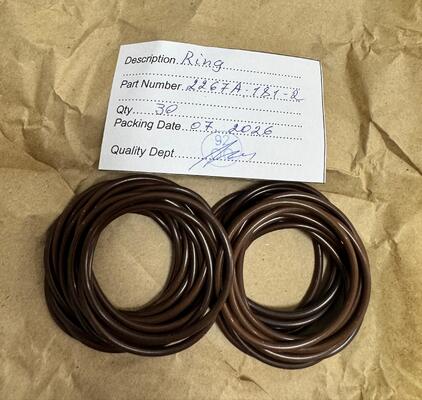 2267A-181-2 اندازه بزرگ هواپیمایی قهوه ای O-Ring هواپیمایی مهر و موم دایره ای برای هواپیمایی ضد سوخت و ضد روغن داغ مهر و موم